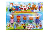Набор фигурок "Три кота" 5шт. на планш. 30*24*3,5см. 192-2/